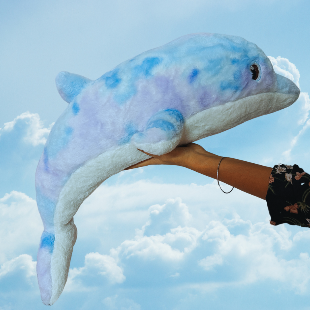 Adorable Dolphin Plush Toy – Dive into Cuddly Comfort!